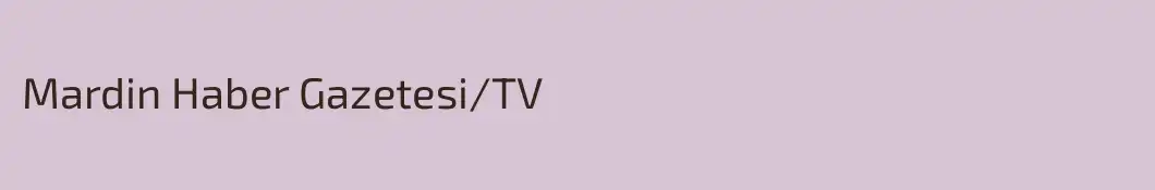 Mardin Haber Gazetesi\TV